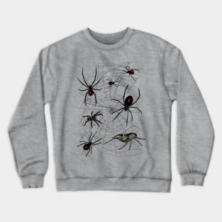 Creepy Spiders Crewneck Sweatshirt